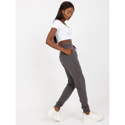 2. Dunkelgrau meliert Basic Jogger Sweatpants (B-005.05)