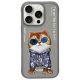 Nimmy Glasses Cool Cat Case für iPhone 16 Pro Max - Grau