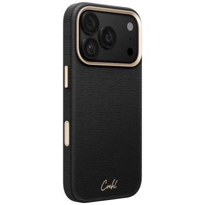 2. Uniq Coehl Mirelle Magnetische Ladehülle für iPhone 18 Pro / 17 Pro – Schwarz