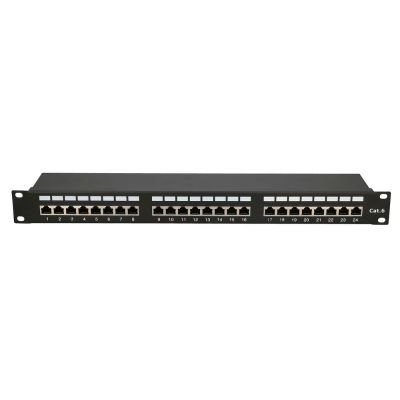 3. Patchpanel Extralink EX.9830 (1U; Kat. 5e; 24xRJ-45)