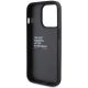 7. BMW BMHCP15L22PTDK iPhone 15 Pro 6,1" schwarz/schwarzer Lederstempel Tricolor