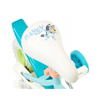 21. TOIMSA Bluey 12" Kinderfahrrad Blau und Limette