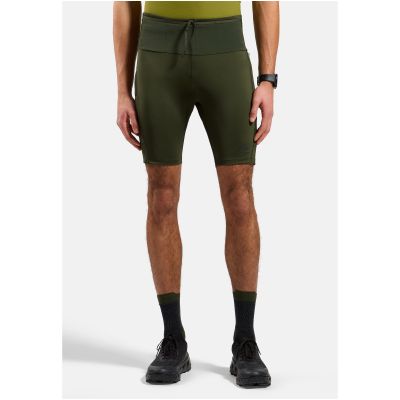 Herren-Tights-Shorts ODLO X-ALP TRAIL CARGO, grün