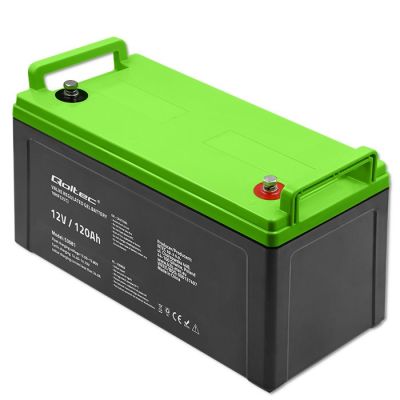 5. QOLTEC Gelbatterie 12V | 120Ah | Gel