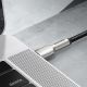 9. Baseus Cafule Series Metal Data USB-C / USB-C PD QC SCP 100W 5A 2 m Kabel - Schwarz