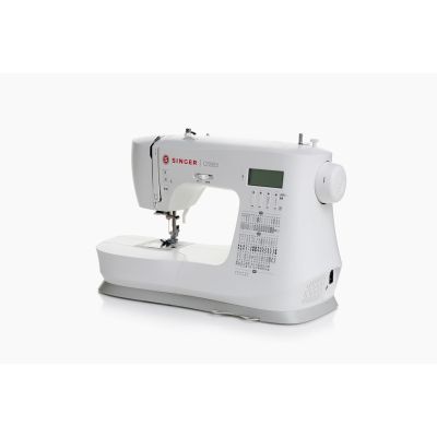 5. Singer C5955 Nähmaschine, Anzahl der Stiche: 417, Anzahl der Knopflöcher: 8, Farbe: Weiß