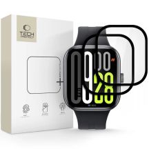 Tech-Protect Glass Flex+ Hybrid Glass 2er-Pack für Xiaomi Redmi Watch 5 - Schwarz