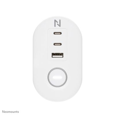 6. Neomounts DS22-840WH6 1,4 m 3-fach Steckdosenverteiler, weiß für den Innenbereich