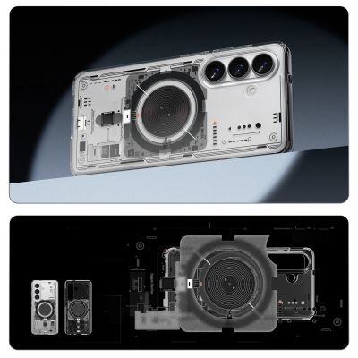 17. Spigen Ultra Hybrid Mag MagSafe Hülle für Samsung Galaxy S26 Neo One - Transparent