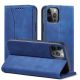 2. Magnet Fancy Case Hülle für iPhone 12 Pro Max Tasche Kartenetui Kartenständer Blau