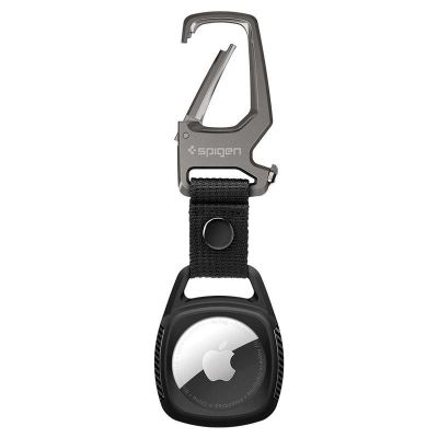 9. Spigen Rugged Armor Hülle für Apple AirTag – mattschwarz