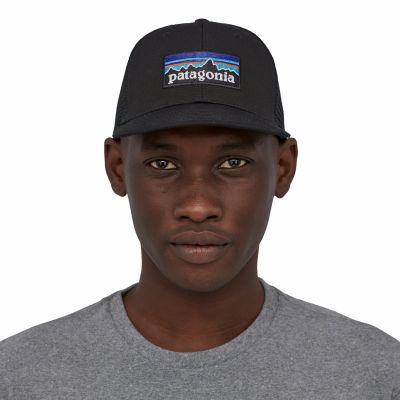 3. Patagonia Logo Trucker Hat M 38289-BLK