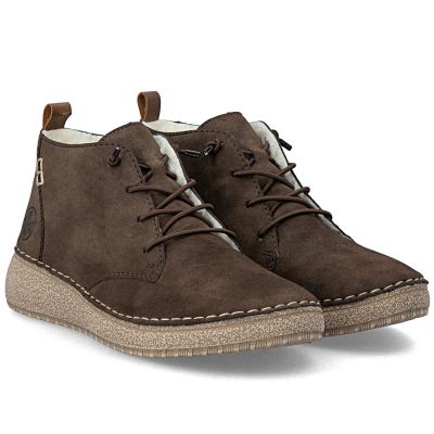 4. Rieker 50910-25 braune, gefütterte Damen-Ankle-Boots