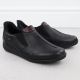13. Damen-Lederschuhe mit Keilabsatz, schwarz, Rieker 47253-00