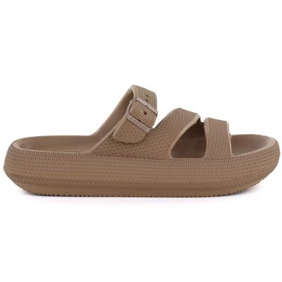 2. Sportliche Damen-Flip-Flops mit dicker Sohle für den Pool, braun, Big Star TT274A041