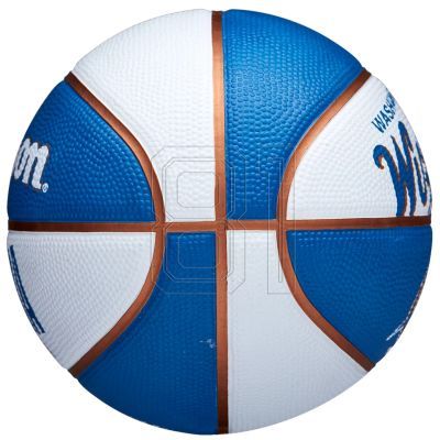 3. Wilson Team Retro Washington Wizards Mini-Basketball WTB3200XBWAS