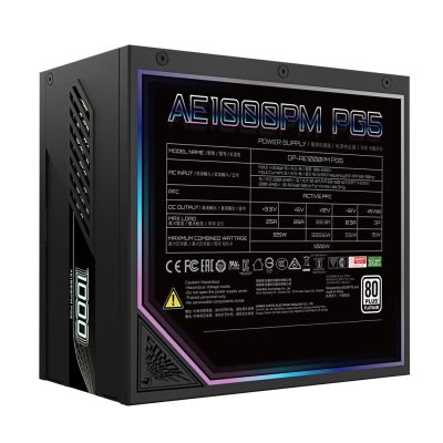 33. Gigabyte AORUS ELITE P1000W 80+ Platinum Modulares PCIe 5.0 ICE Netzteil (GP-AE1000PM PG5 ICE)