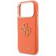 6. Guess FW Resin Logo Hülle für iPhone 17 Pro - Orange