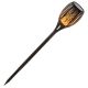 18. Solar-Taschenlampe mit tanzenden Flammen, 3-in-1, 10 x 10 x 86 cm, 12 LEDs