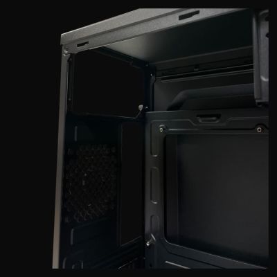 9. LC-Power 2004MB-V3 Micro-Tower-Gehäuse, Schwarz