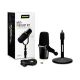 5. Shure MV7+-K-BNDL – Voice-Over-/Vocal-Mikrofon mit XLR-/USB-C-Anschluss, Schwarz + GATOR-Tischstativ