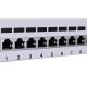 5. Patchpanel Lanberg PPF6-9012-S (1U; 10"; Kat. 6; FTP; 12xRJ-45)