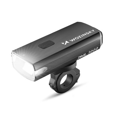 2. Wozinsky Fahrrad-Frontlicht + USB-C-Kabel (3000 lm) - Schwarz