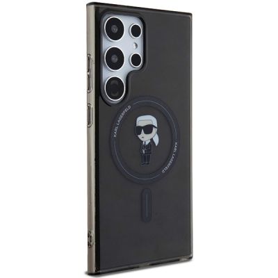 4. Karl Lagerfeld IML Ikonik MagSafe Case für Samsung Galaxy S24 Ultra - Schwarz