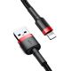 6. Baseus Cafule USB-A / Lightning 2.4A QC 3.0 Kabel 1 m - Schwarz und Rot