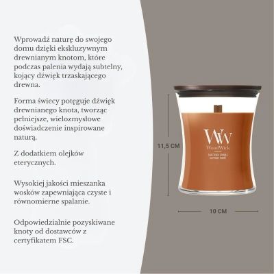 3. SAFFRON SMOKE WOODWICK Mittlere Kerze