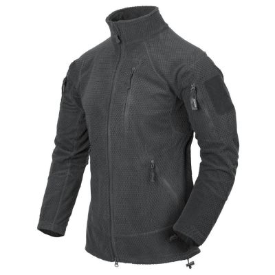 ALPHA TACTICAL Sweatshirt – Grid Fleece – Schattengrau