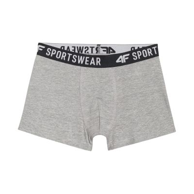 2. Jungen-Boxershorts 4F M061 3er-Pack mehrfarbig 4FJWAW25UBXSM061 90S