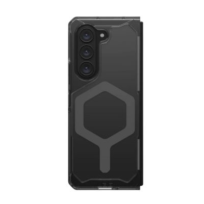 UAG Urban Armor Gear Plyo Pro Hülle für Samsung Galaxy Z Fold5, Aschgrau (transparent)/Weltraumgrau