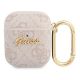 Guess 4G Script Metal Collection Case für AirPods 1 / 2 - Rosa