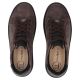 6. Damen-Plateau-Sneaker aus Leder, braun, Filippo DP6119