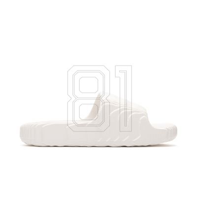 8. Adidas Adilette 22 Crystal White Damen/Herren-Slides mit komfortabler Profilsohle (HQ4672)