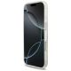 5. Guess IML Flowers Electro Pearl Strap MagSafe Hülle für iPhone 17 Pro - Weiß