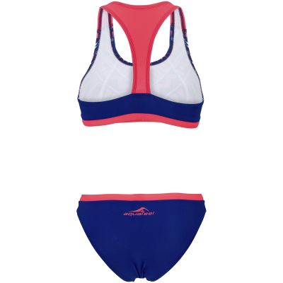 Damen-Bikini Aquafeel Bikini Racerback Wild Graphic