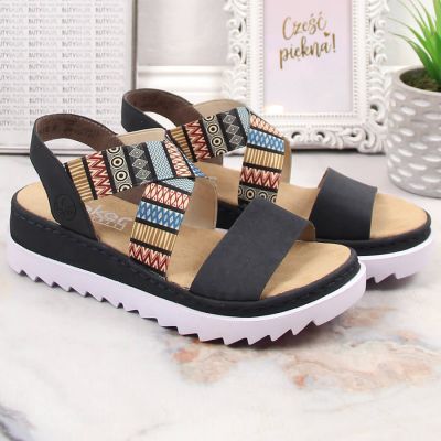 9. Rieker V44G8-14 W RKR533A Sandalen
