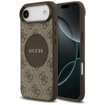 Guess 4G Circle Classic Logo MagSafe Hülle für iPhone Air - braun