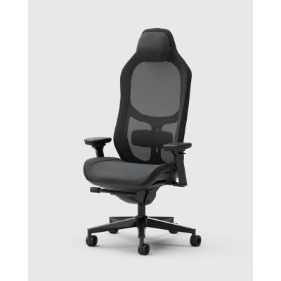 9. Fractal Design Refine 2 Mesh Dark Gaming-Stuhl, gepolsterter Sitz, Schwarz