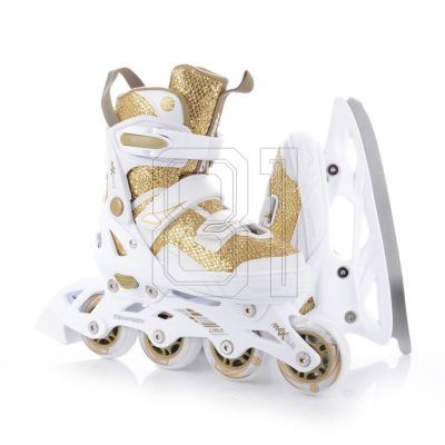 4. Tempish Enbo Duo Girl Gold Jr 13000008259 Verstellbare Schlittschuhe