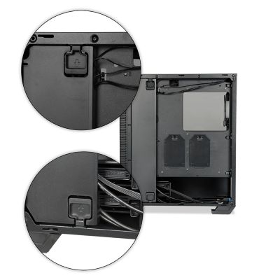 7. IBOX WIZARD 4 GAMING OW4 Gehäuse (ATX; schwarz)