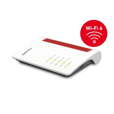 2. FRITZ!Box 7530 AX WLAN-Router Gigabit Ethernet Dualband (2,4 GHz/5 GHz) Grau, Rot, Weiß