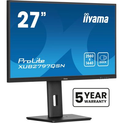 IIYAMA-Monitor 68,5 cm (27 Zoll) XUB2797QSN-B2 16:9 HDMI+DP+USB-C