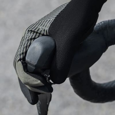 8. Rockbros 16110006002 stoßdämpfende Fahrradhandschuhe Größe M – Grün und Schwarz