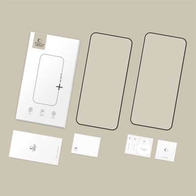 7. Tech-Protect Glass Fit+ 2er-Pack Panzerglas für Xiaomi Redmi 15 4G / 5G - Schwarz