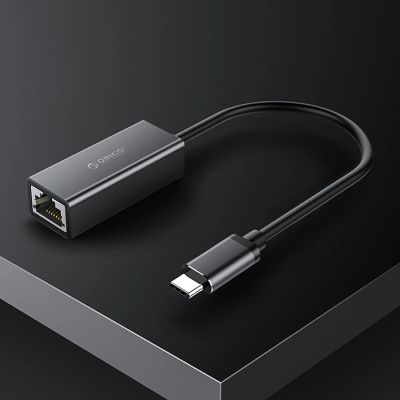 7. Orico XC-R45-V1 USB-C auf RJ45 Gigabit-Ethernet-Netzwerkadapter (1 Gbit/s) – Schwarz