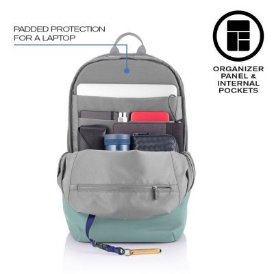 9. XD DESIGN ANTI-DIEBSTAHL-RUCKSACK BOBBY SOFT GRÜN P/N: P705.797