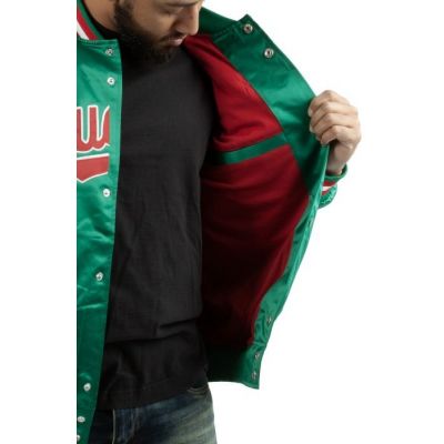 6. Mitchell & Ness NBA Milwaukee Bucks Leichte Jacke M STJKMG18013-MBUDKGN